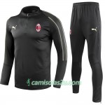 AC Milan Sweat de Treino Conjunto Preto 2018/19